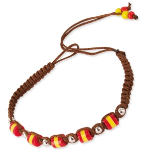 Pulsera España cordura marron